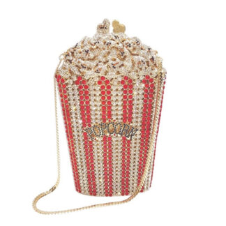 Crystal 'Popcorn' Clutch Bag (4 colors)