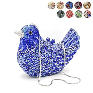 Crystal Songbird Clutch Bag (23 colors)